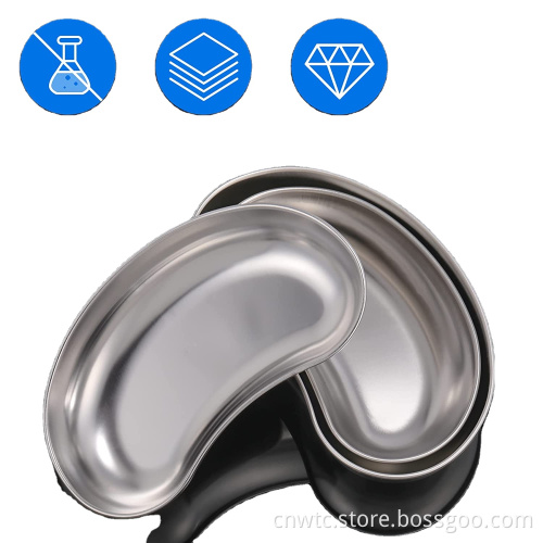 Medical Surgical Stainless Steel Kidney-Shaped Disinfecting Plate